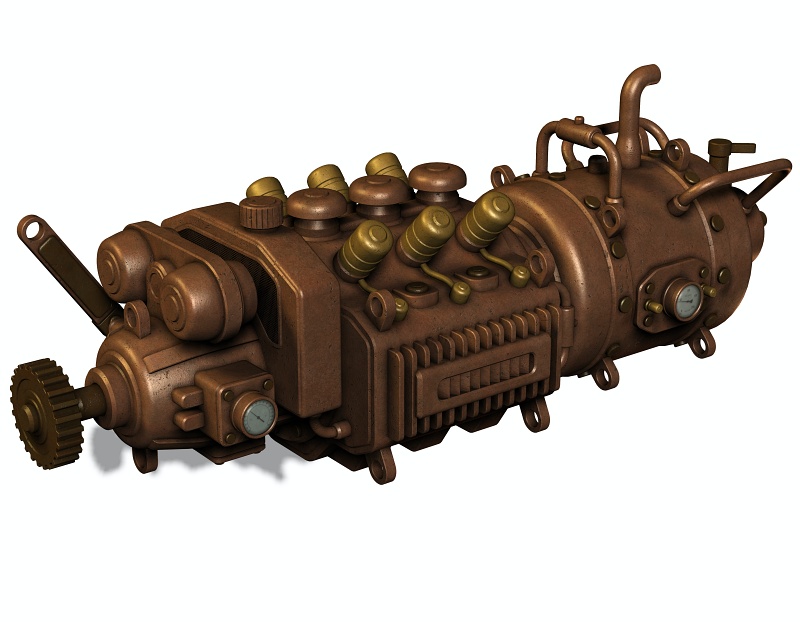 Starý motor.