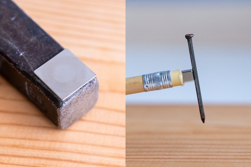 Magnetické mini triky 7: Vyrobte si držák na hřebíky, sepněte venku ubrus