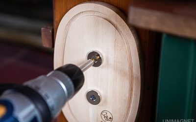 Kde využijete magnetické úchyty s prohlubní pro šroub