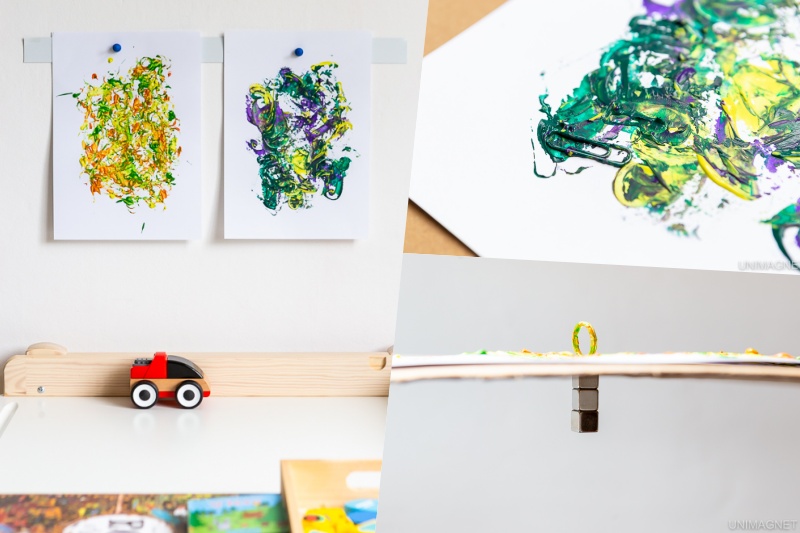 Děti a magnety 2 – Namalujte abstraktní obrázek pomocí magnetů
