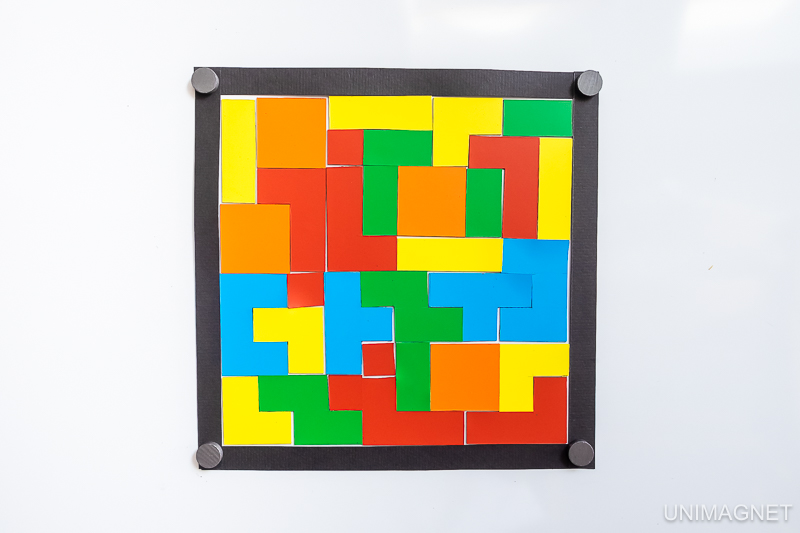 Tetris z magnetické fólie