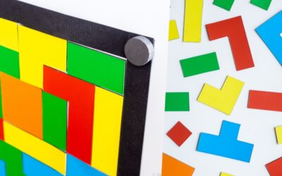 Děti a magnety 12: Vyrobte si magnetickou skládačku à la tetris