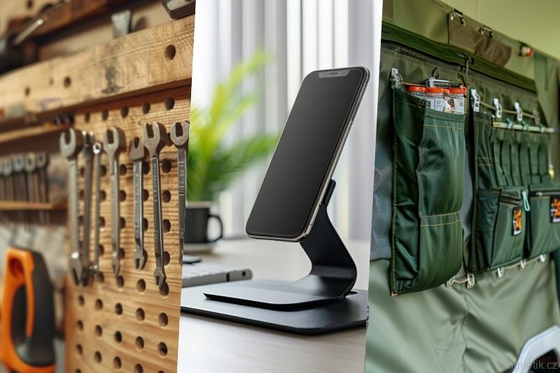 10 nápadů na využití silných magnetických úchytů a držáků